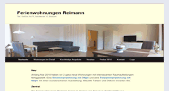 Desktop Screenshot of gaestehaus-reimann.de